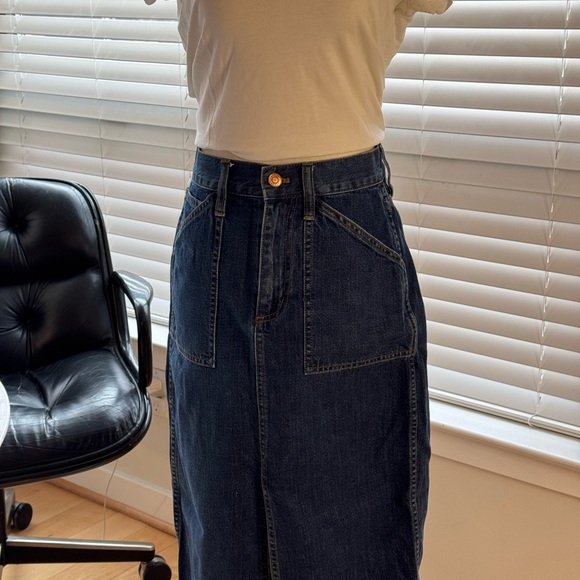 J. Crew Denim Midi Skirt - Picture 4 of 8